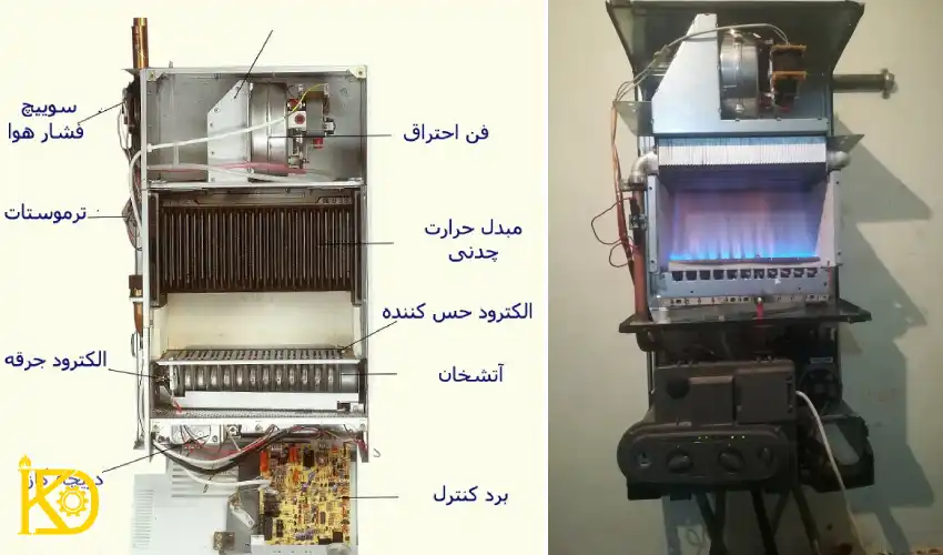مشکل در سیستم احتراق پکیج و روشن نشدن پکیج