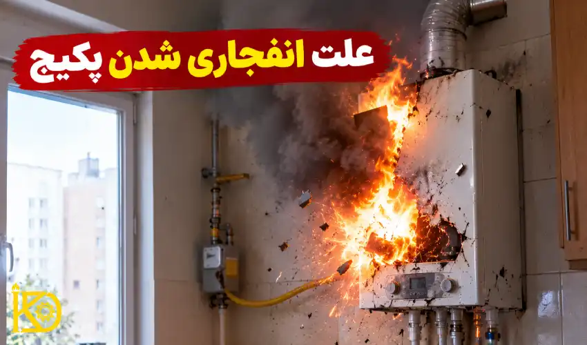 علت انفجاری روشن شدن پکیج